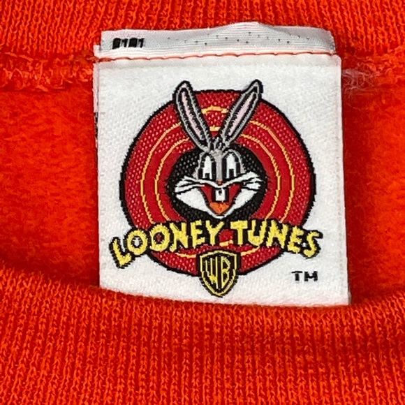 Vintage TWEETY Crewneck HALLOWEEN Sweatshirt New/VNDS sz LARGE - Picture 6 of 7